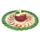 Apples Honey Plate with Covered Bowl and Dipper
