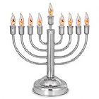 Electric Silver Plated Menorah