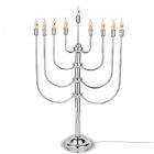 Extra Large Silver plated Electric Menorah