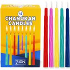 Standard Multi-Color Hanukkah Candles - By the Case