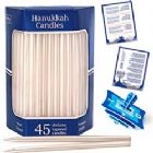 Deluxe Premium Tapered Pearl Hanukkah Candles