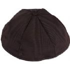 Moire Lined Kippot - Brown