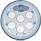 Glass Seder plate - Royalty Classics