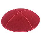 Red Suede Kippot