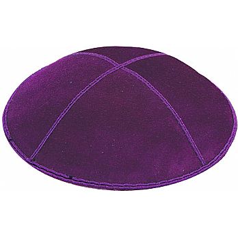 Purple Suede Kippot