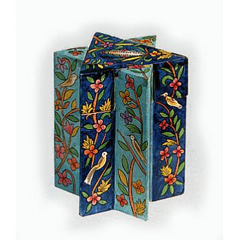 Star of David Crafted Charity Box - Floral