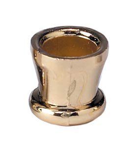 Menorah Candle Cups - Brass V-Shape