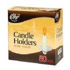 Aluminum Candle Dripper & Holder Box of 50 Heavy Duty