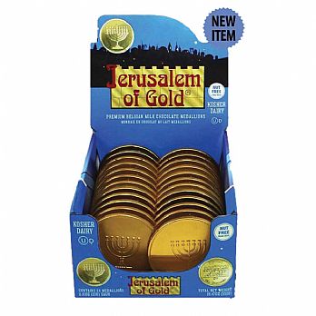 3'' Belgian Milk Chocolate Medallions - Nut Free - 24 Pack