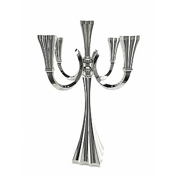 Sterling Silver Candelabra - Modern Galil Collection - 5+ Branches