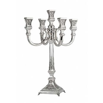 Sterling Silver Candelabra - Hammered Arozit Collection - 5+ Branches