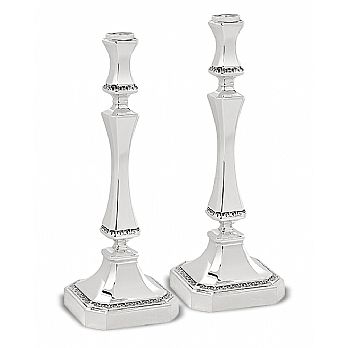 Sterling Silver Candlestick Set - Geneva Collection