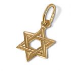 14K Gold Extra Small Star Pendant