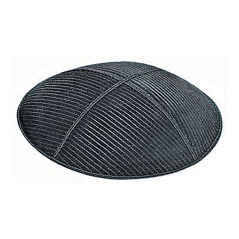Embossed Suede Kippot - Thin Lines
