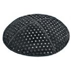 Embossed Suede Kippot - Small Dots