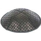 Embossed Suede Kippot - Chain Link