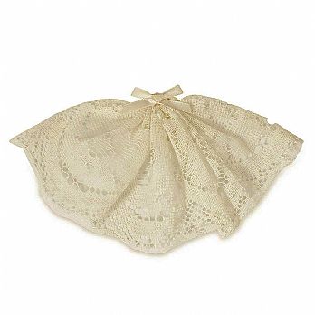 Women's Hair Cover (Doily) w/Bow & Comb