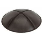 Genuine Black Leather Kippah