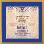 Framed Art Judaica by Mickie Caspi - Lawyers Creed