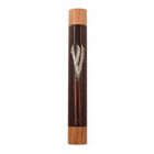 Beech & Wench Natural Wood Mezuzah Cover - Sterling Silver Shin