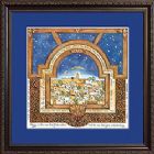 Judaic Framed Art by Mickie Caspi - Man of Honor- Jerusalem