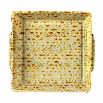 Disposable Plastic Matzah Plates - 1 Dozen
