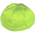 Satin Kippot with Optional Personalization - Lime Green