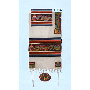 Emanuel All Embroidered Tallit Set - 12 Tribes