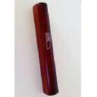 Traditional Wood Mezuzah Cover (rounded)