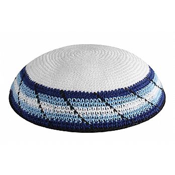 Personalized Knit Kippot - Israeli