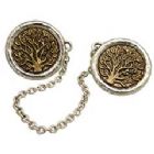 Gold & Silver Tree of Life Tallit Clips