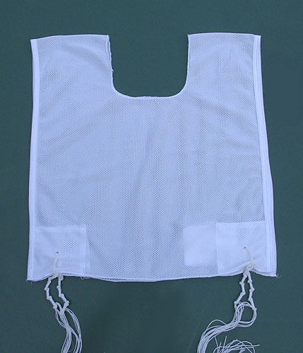Zion Judaica 100% Polyester Quality Mesh Tzitzit Garment Certified Kosher Imported from Israel 