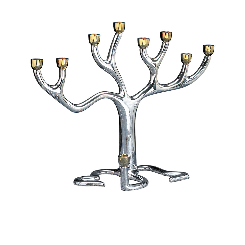 The Dreidel Company Menorah Tree of Life Textured Nickel