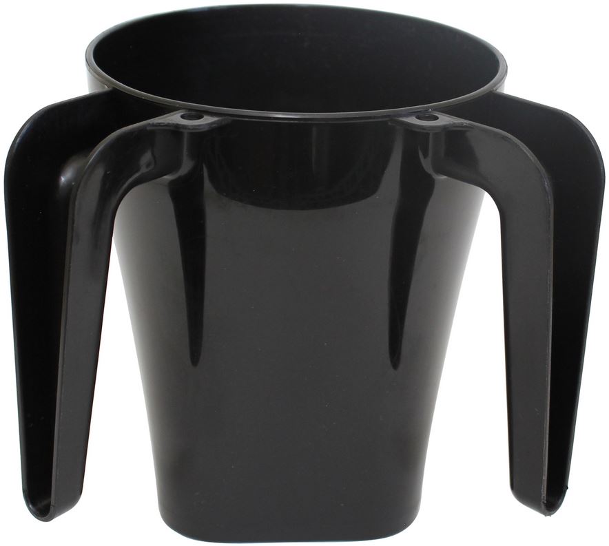 Black Plastic Wash Cup