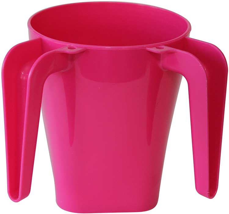 Hot Pink Plastic Wash Cup